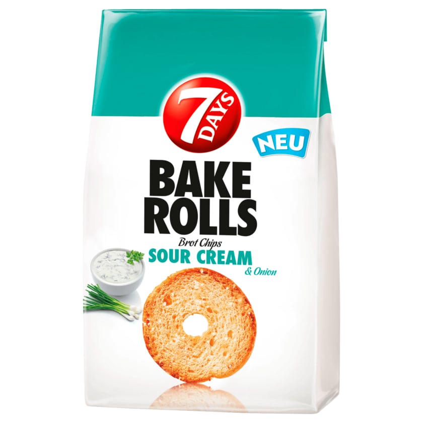 7 Days Bake Rolls Sour Cream 250g